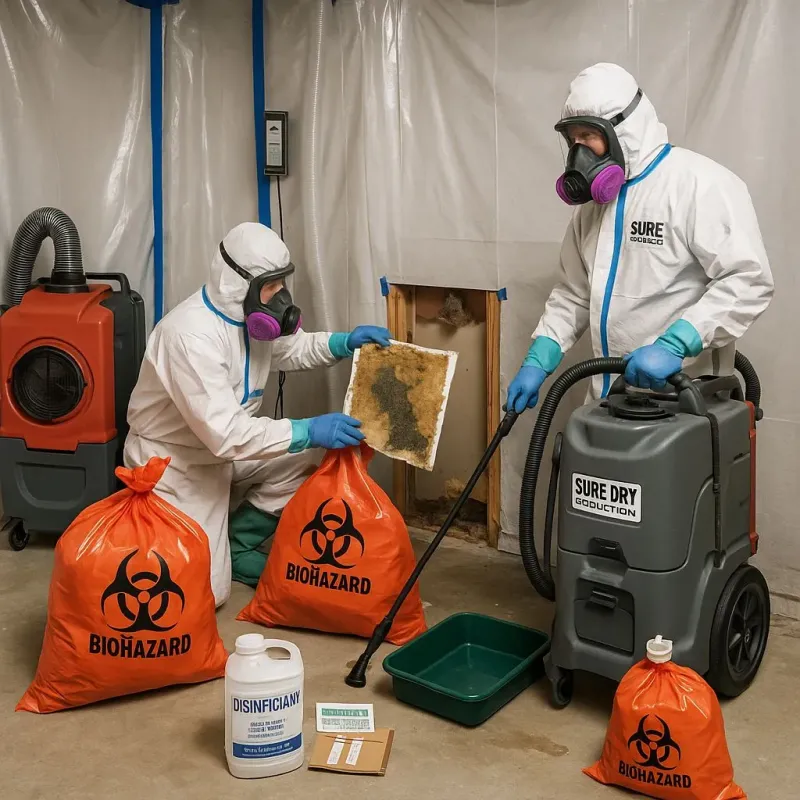 Contaminated Water Handling Protocols process in Marble Falls, TX