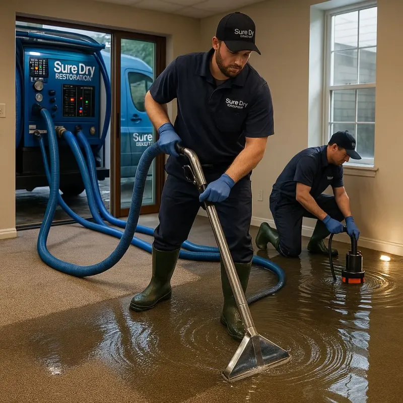 Water Extraction and Removal process in Marble Falls, TX